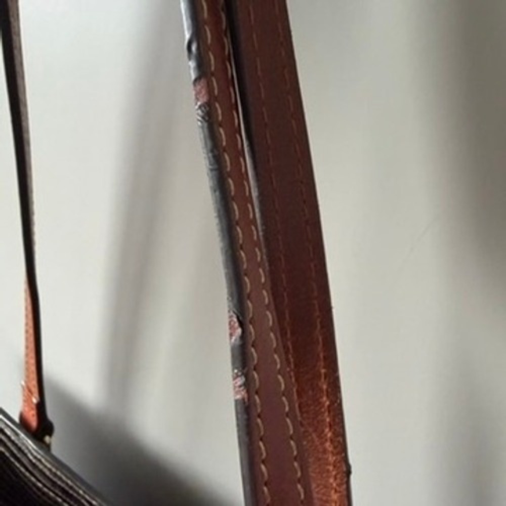 Dooney & Bourke Gray Lizard Embossed Tote Shoulder Bag Matching Wallet Set - Picture 5 of 16